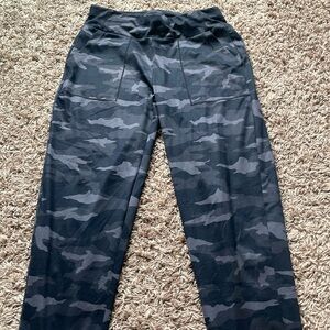 Athleta girl black camp joggers size XXL